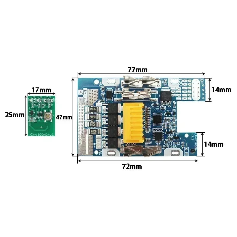 18V Lithium Battery Case with PCB Protection Housing Shell
