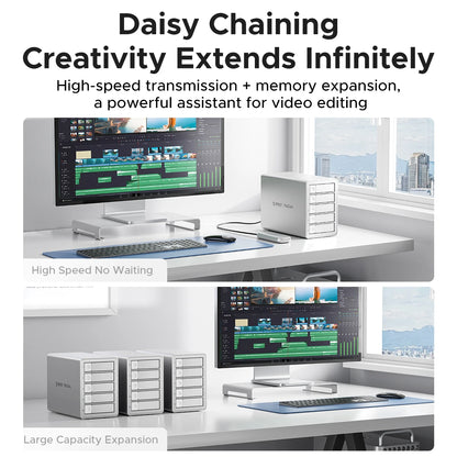 ORICO 4 Bay USB C SATA Hard Drive Docking Station