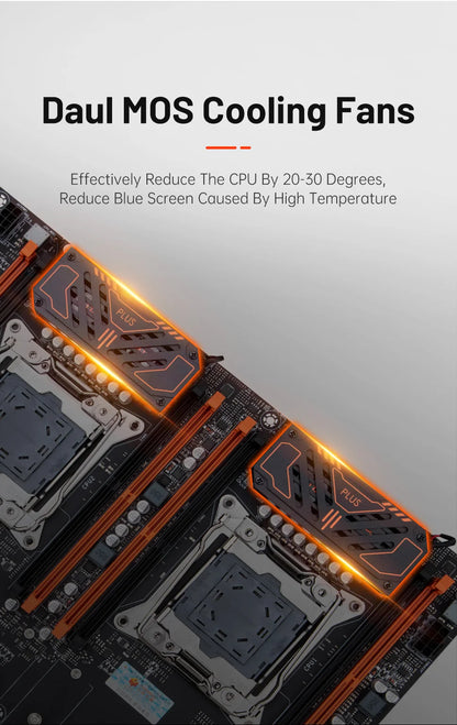 Dual CPU X99 Motherboard LGA 2011-3 DDR4 NVMe