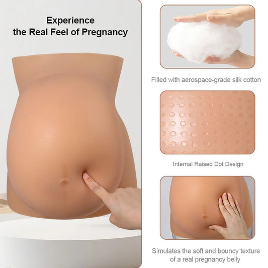 Realistic Pregnancy Belly Prop L Size for Actors
