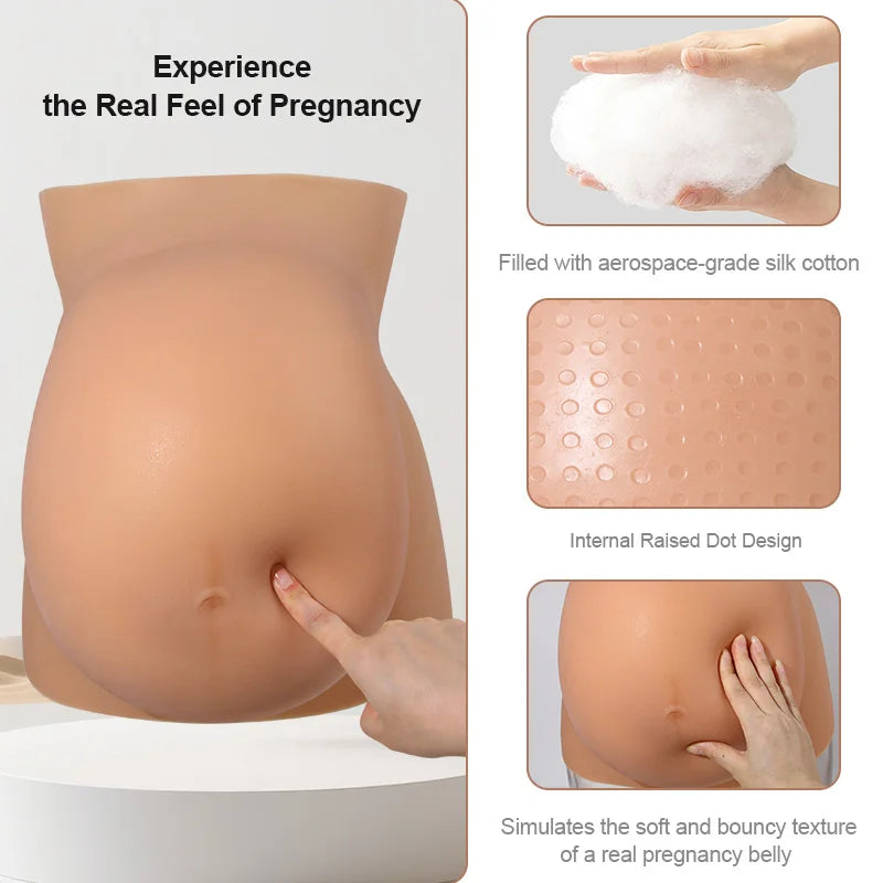 M Size Silicone Surrogacy and Photo Belly Prop