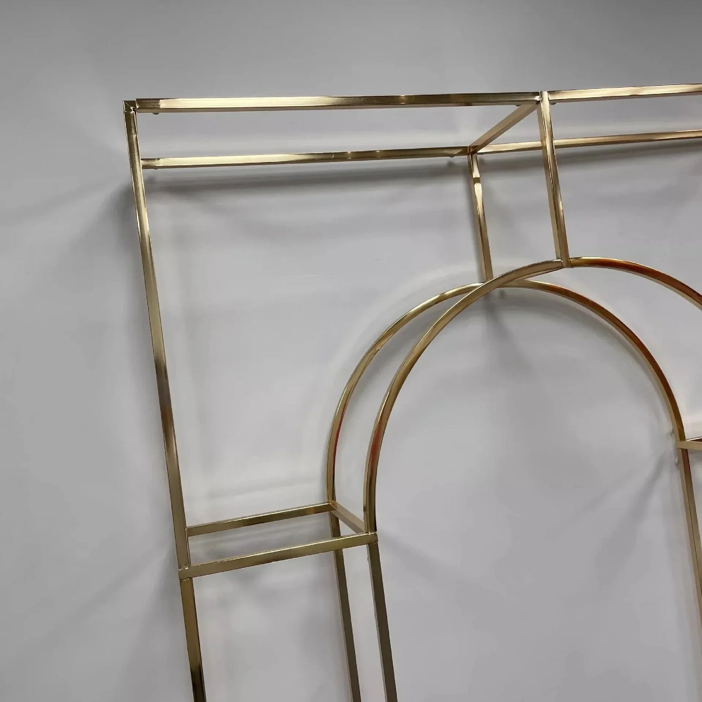 Shiny Gold Wedding Arch Frame 260x180cm