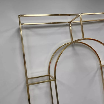 Shiny Gold Wedding Arch Frame 260x180cm