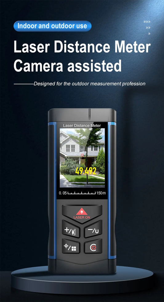 150m Laser Distance Meter with Color Screen and Camera