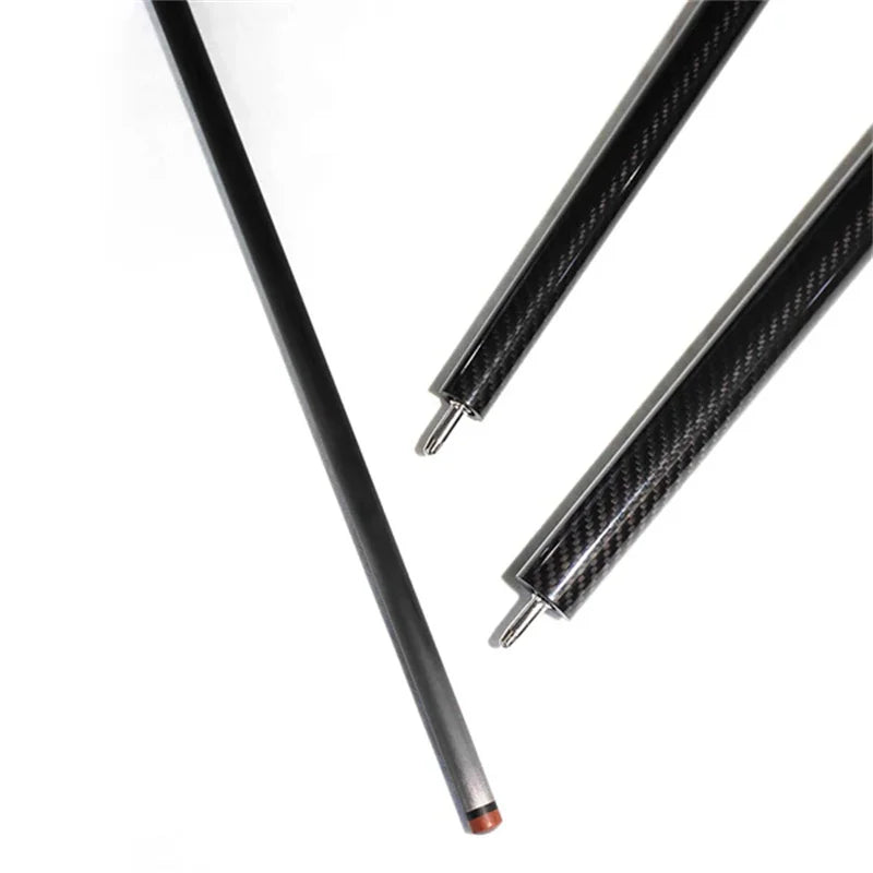 3pc Carbon Fiber Pool Cue 12.9mm Low Deflection Break Jump