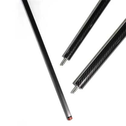 3pc Carbon Fiber Pool Cue 12.9mm Low Deflection Break Jump