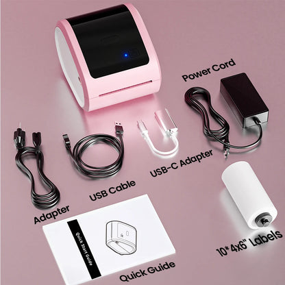 Portable Bluetooth Thermal Label Printer Wireless Shipping Label Maker