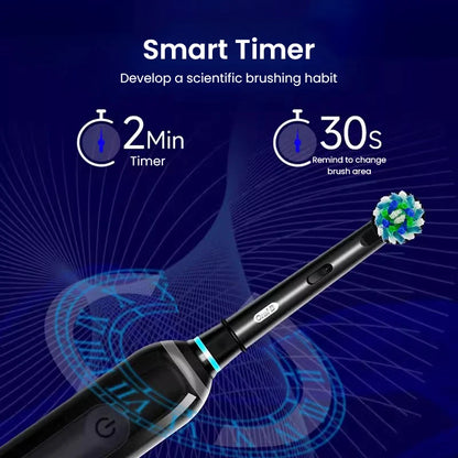 Electric Toothbrush with 3D Rotation