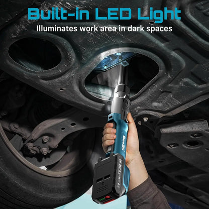 Rechargeable 3/8" Electric Wrench for Car Repairs