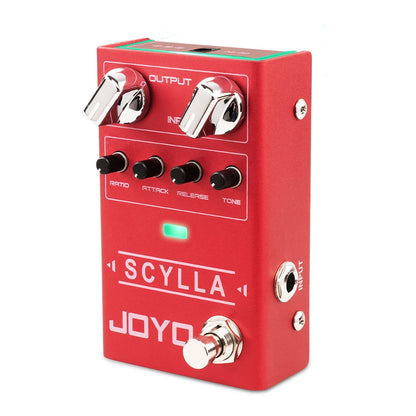 Bass Compressor Pedal with Attack Release Ratio Controls
