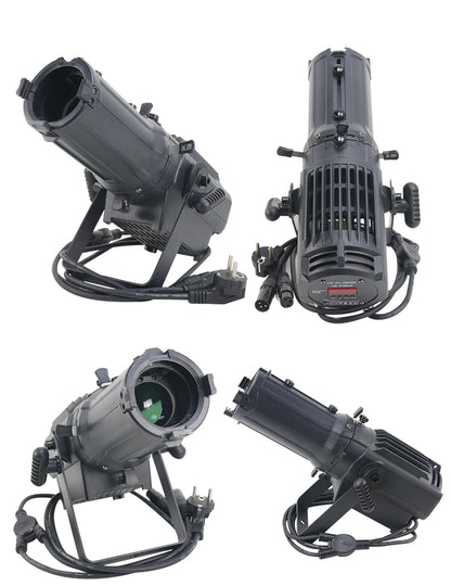 2-in-1 100W LED Profile Spotlight with DMX and Gobo