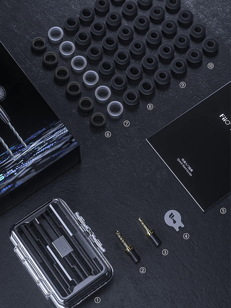 Hi Res Earbuds with Carbon Dynamic Driver 1DD