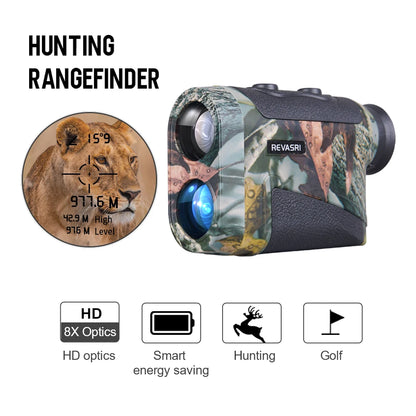 1800m Rechargeable Golf Rangefinder with Slope Flag Lock