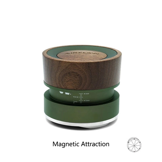 58.5mm Magnetic Coffee Distributor Leveler Dark Green