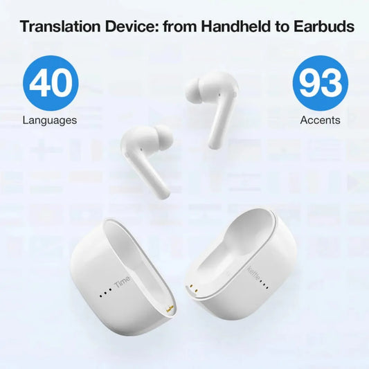 Portable Translator Earbuds with Online & Offline Modes