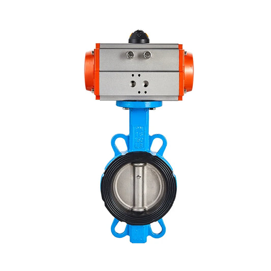 DN65 Pneumatic Butterfly Valve Heavy Duty Quick Shut Off