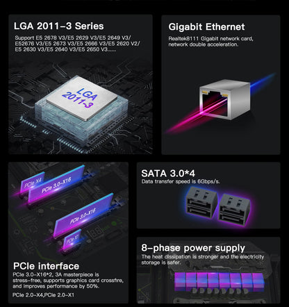 X99 Desktop Motherboard with TPM Two Point Zero Support