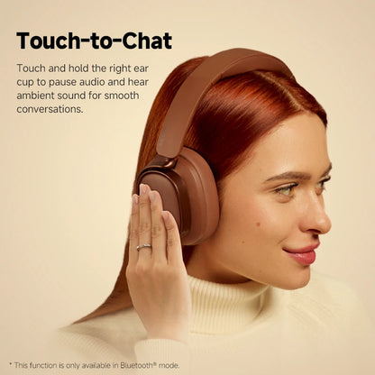 Edifier ES850NB Pink Foldable Bluetooth Multipoint Headphones Noise Cancelling