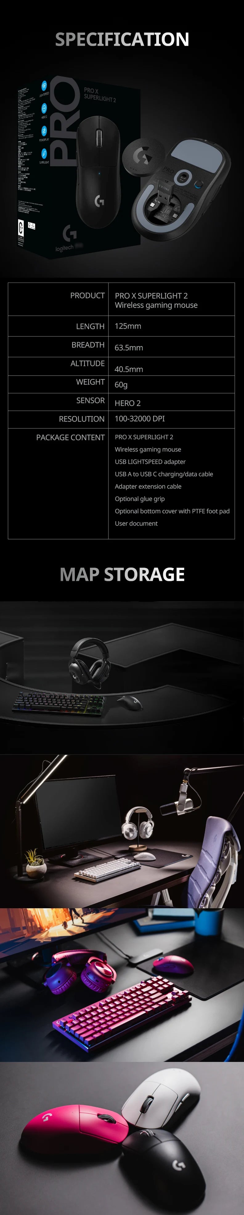Programmable Wireless Gaming Mouse Black Finish