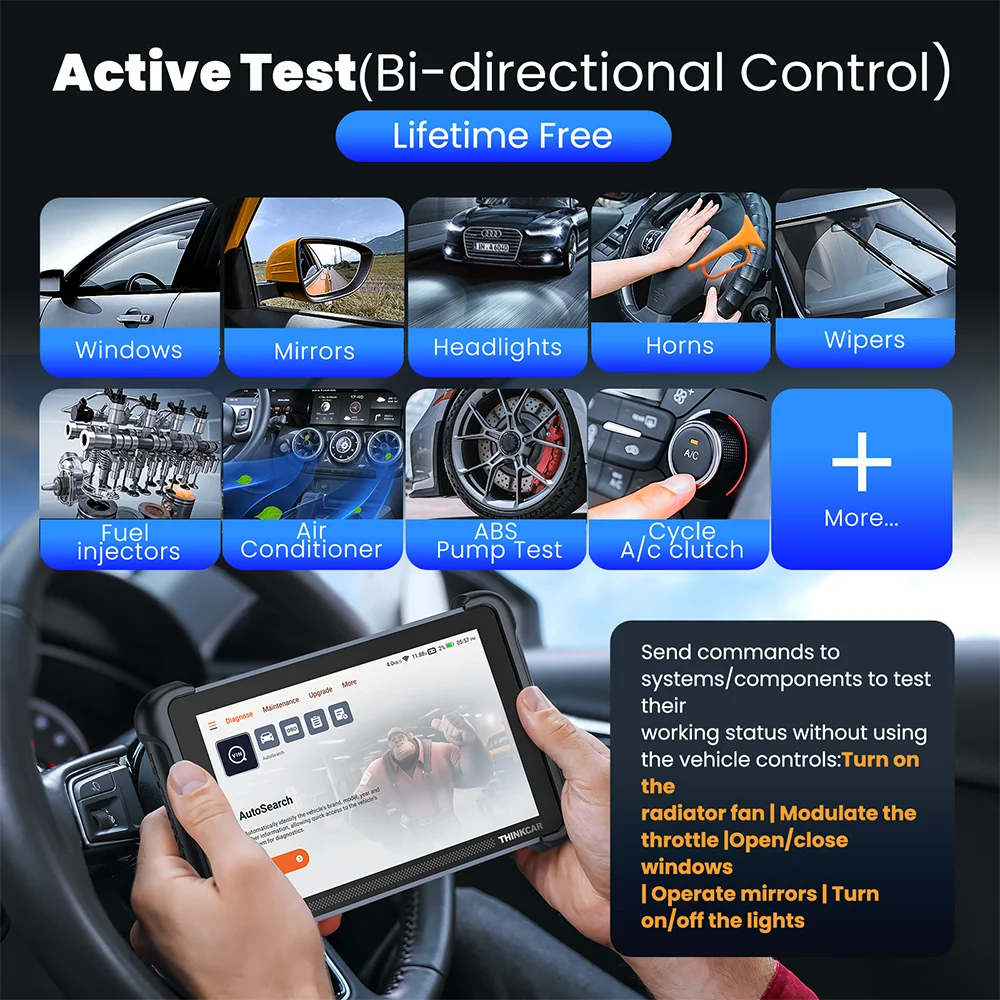 All-System Car Diagnostic Tool with Endoscope Access