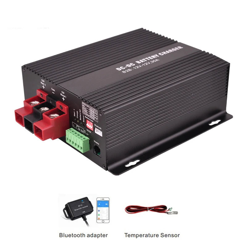 12V 30A Lithium Battery Charger with Bluetooth App