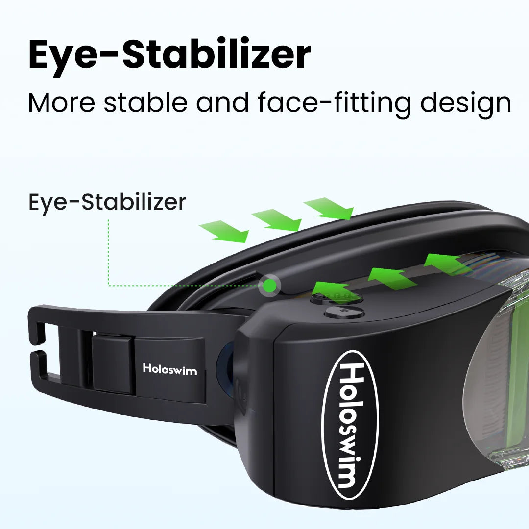 Smart Swimming Goggles Waterproof Anti-Fog UV Performance Tracking