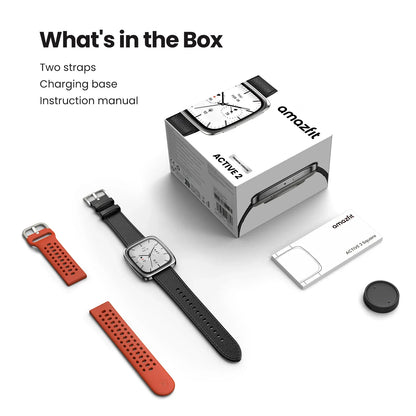Square Smartwatch 10-Day Battery Sports and Fitness Tracking