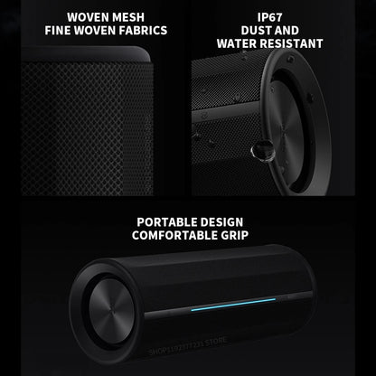 Portable Bluetooth 5.3 Speaker 40W IP67 Waterproof Gray