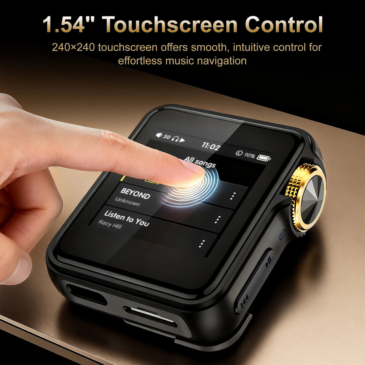 64GB Portable HiFi MP3 Player Bluetooth LDAC DSD256 FLAC
