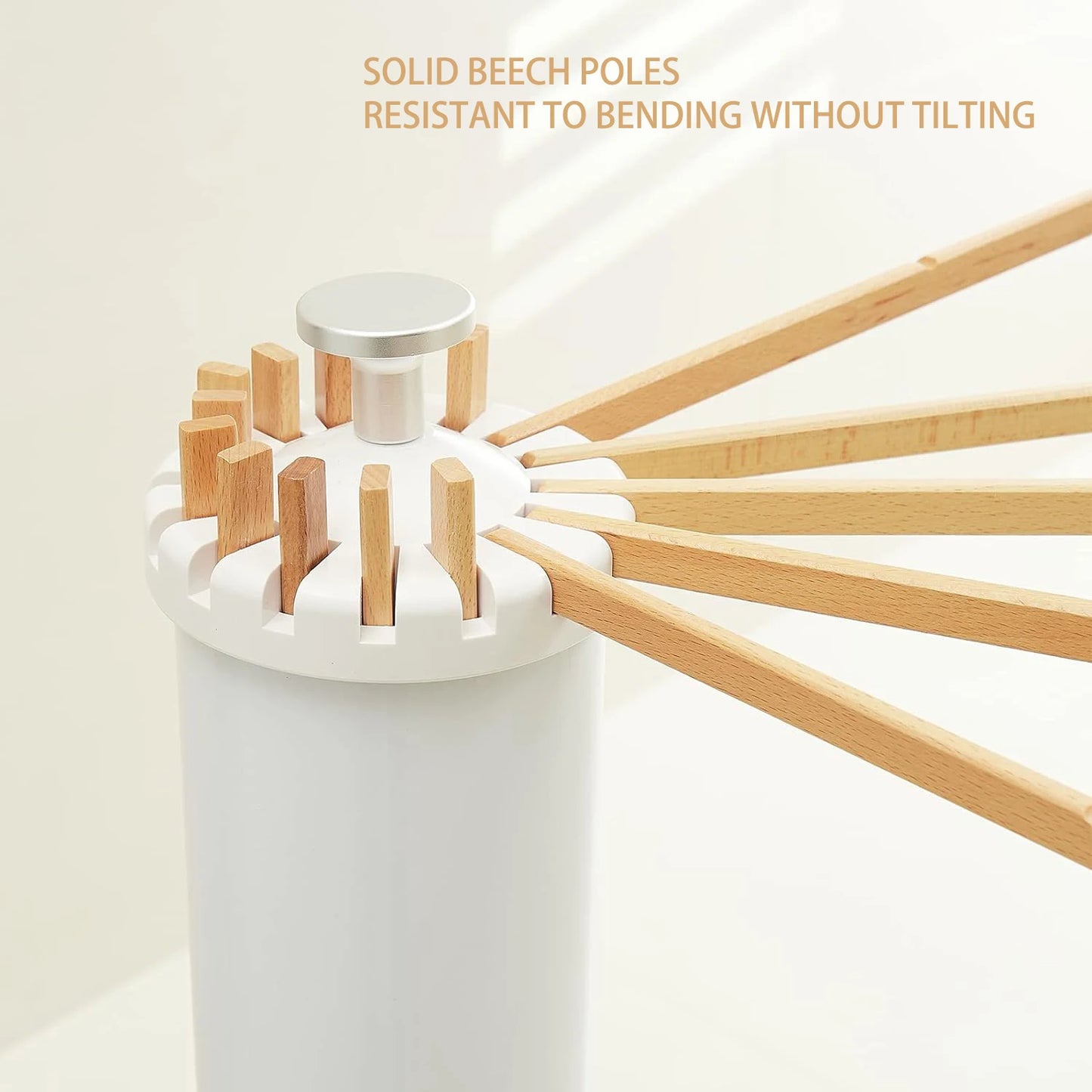 Heavy Duty Foldable Clothes Drying Rack Swivel Tripod Stand