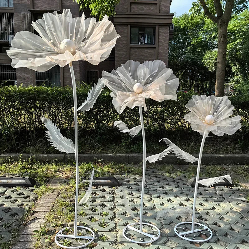 3-Piece Large Silk Artificial Flowers Wedding Decor Set