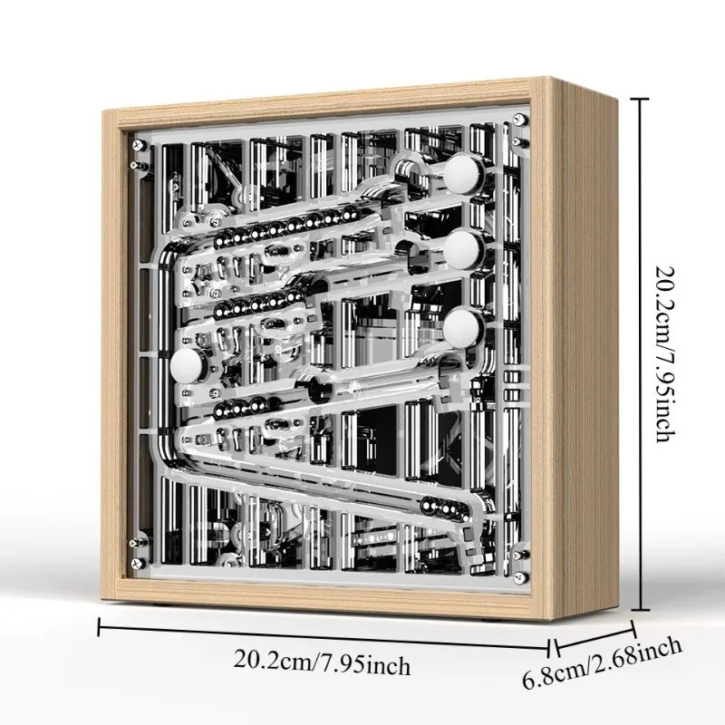 Creative Steel Ball Table Clock Modern Desktop Ornament