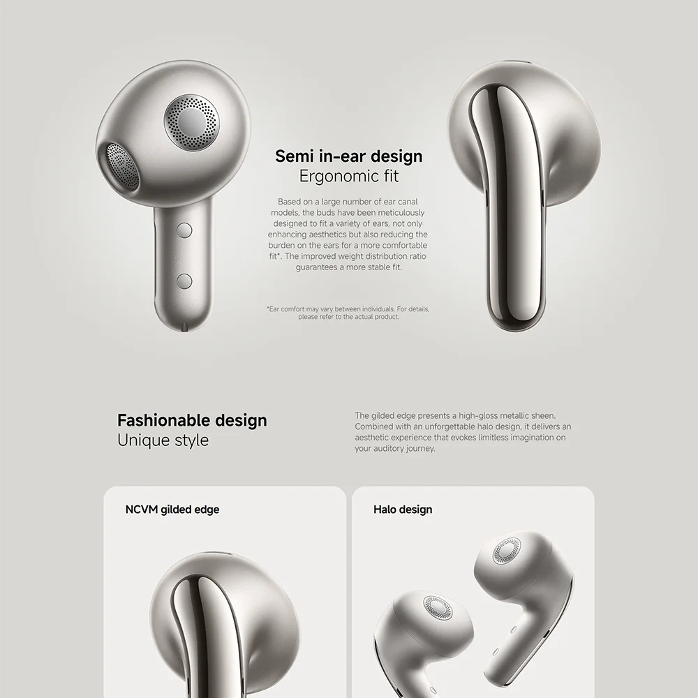 Smart TWS Earbuds Bluetooth 5.4 Noise Cancelling