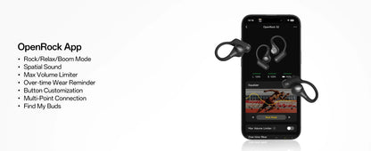 Open Ear Bluetooth 6.0 Sports Earbuds IPX5 ENC Black