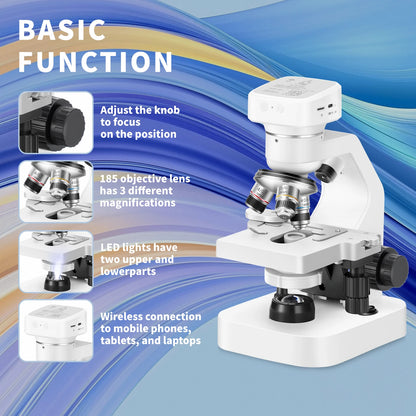 Wireless WiFi Digital Microscope with HD Magnification