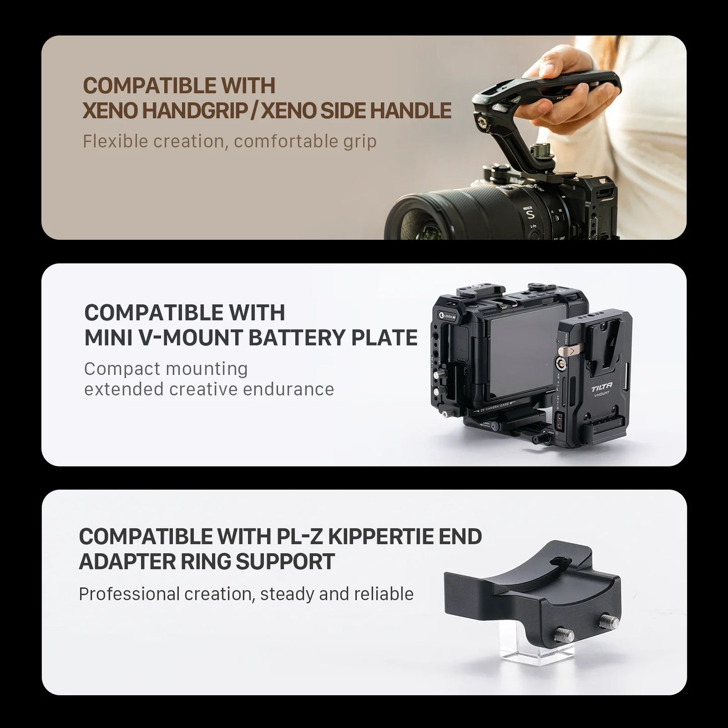 Camera Cage Kit with Top Handle for Nikon ZR