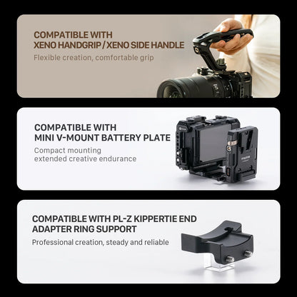 Camera Cage Kit with Top Handle for Nikon ZR