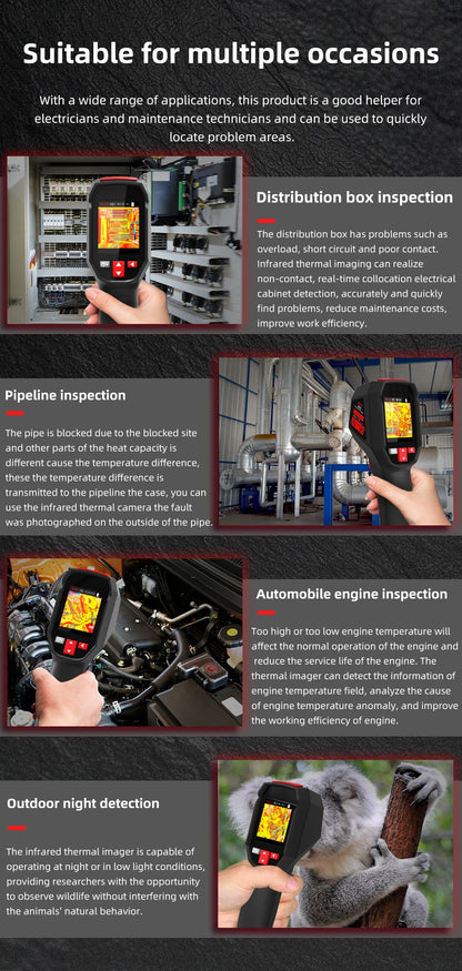 HX3 Infrared Thermal Camera HD Imaging for Circuit Repair