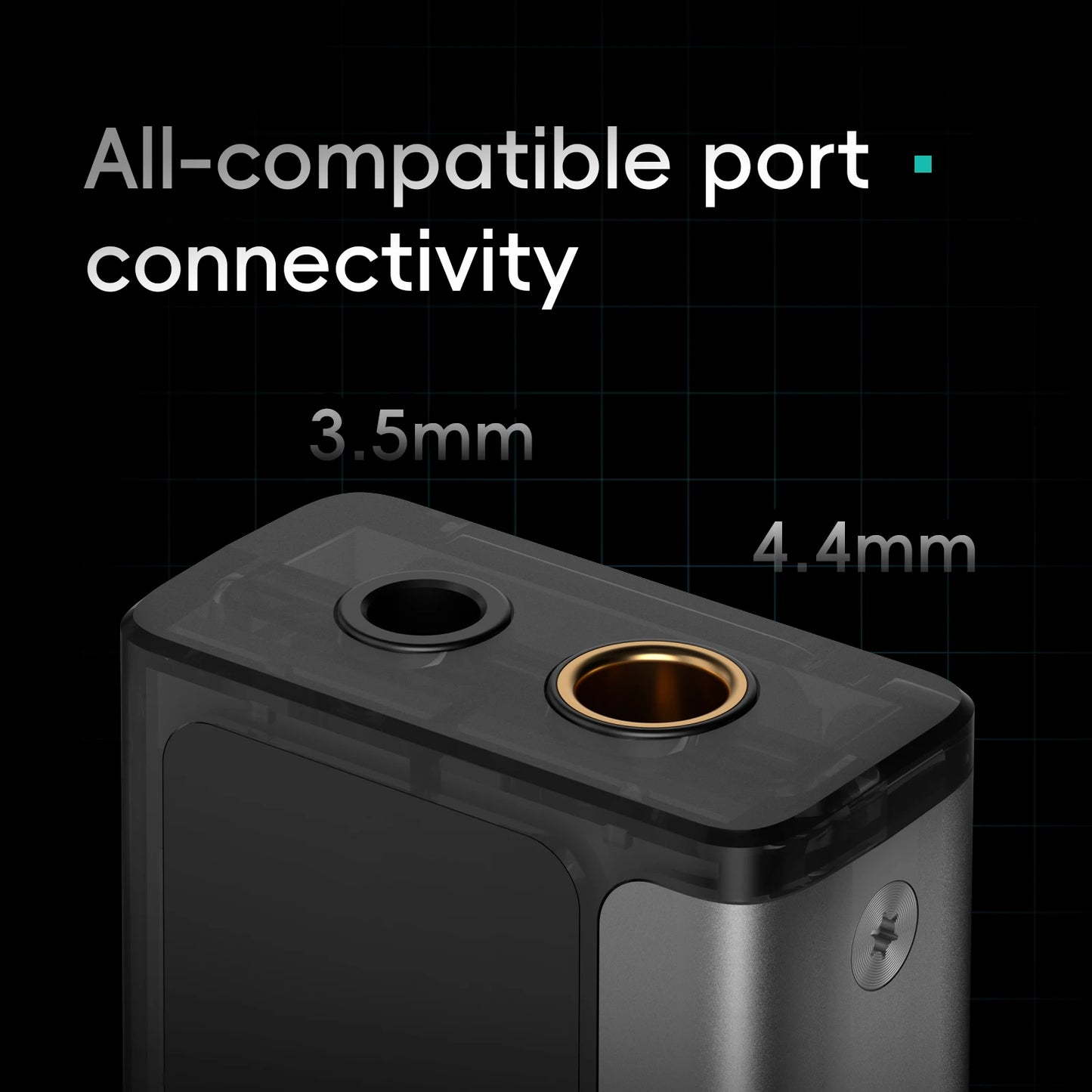 High Resolution USB DAC Headphone Amplifier Black