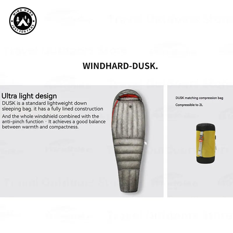 Ultralight Hiking Sleeping Bag with iFlex Nylon