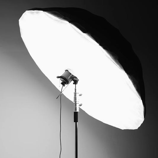 Large 178cm Black White Studio Lighting Umbrella