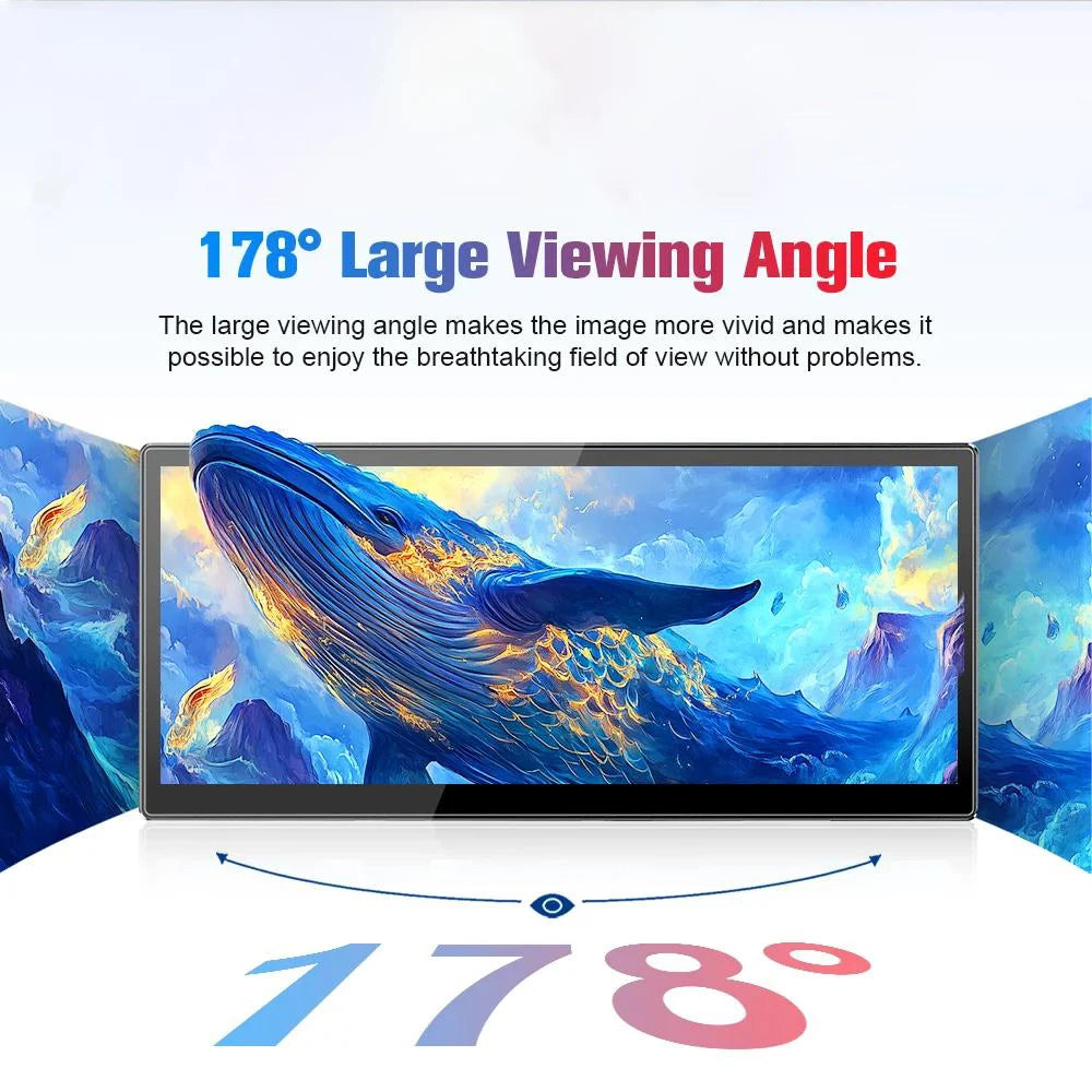 12.3 Inch Portable Touchscreen Monitor IPS Type-C HDMI Display