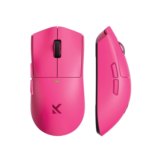 Lightweight Wireless Gaming Mouse Pink with Charging Dock
