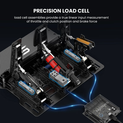 Sim Racing Pedals with Pressure Sensor & Vibration