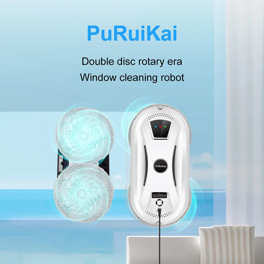 Smart Window Cleaning Robot with High Suction & Remote Control