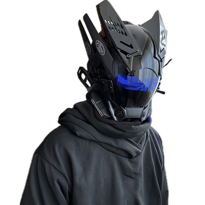 Cyberpunk LED Cosplay Mask with App Control