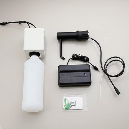 Silver Hands-Free Soap Dispenser for Home or Office
