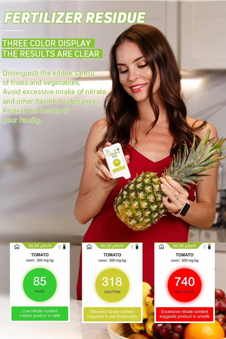 1T Food Detector for Safe Eating and Health