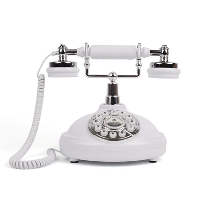Portable Audio Guestbook Phone White Wedding Voice Recording