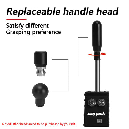 PC Racing Sequential Shifter Long Gearstick for Logitech